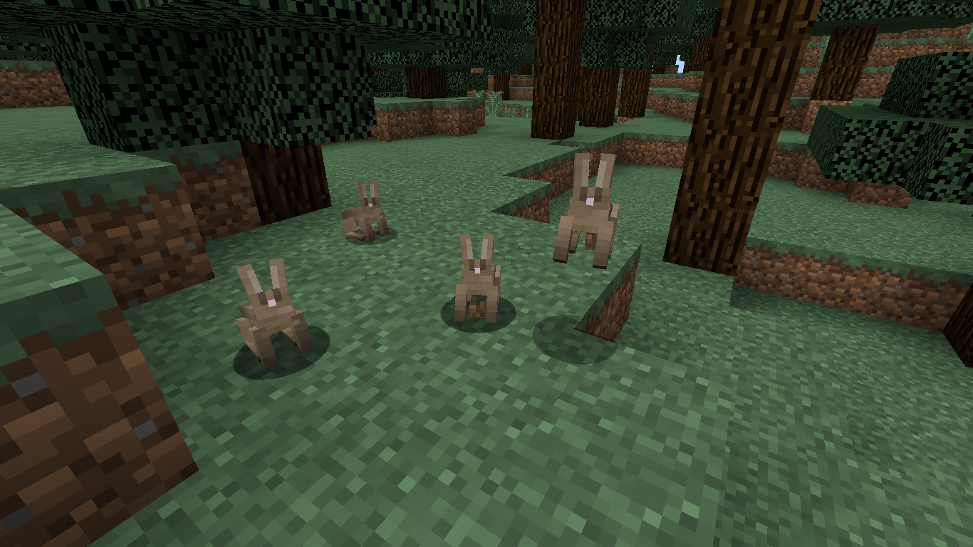 52 ウサギ狩りの始まりだぜ かなでのマイクラ遊楽記